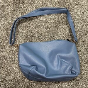 Elegant Blue Women's Shoulder Bag
